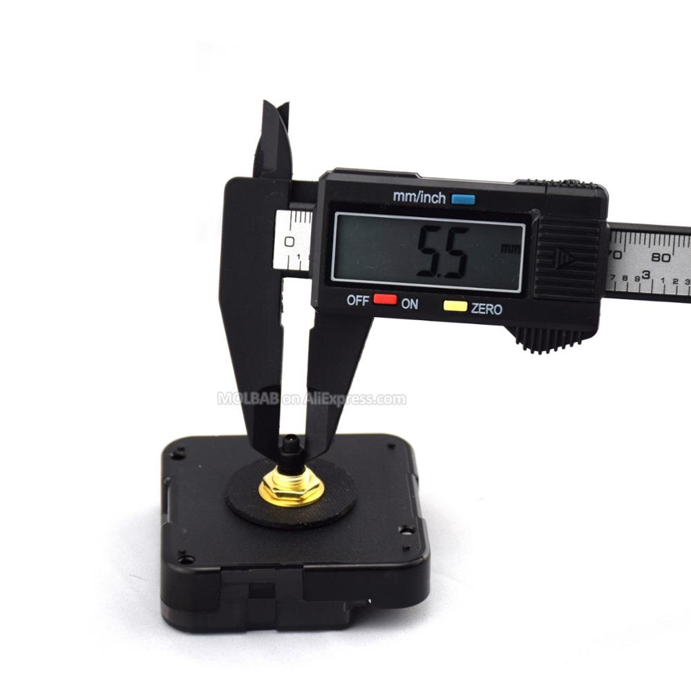 14mm Shaft Quiet Sweep Quartz Clock Movement Parts YOUNGTOWN 12888st DIY Wall Timepiece Mechanism Horologe Repair Accessories