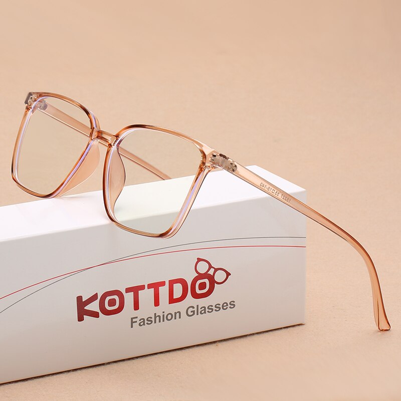 Gafas cuadradas antiluz azul para miopía, lentes clásicas de para mujer, gafas graduadas con montura Vintage para hombre y mujer,