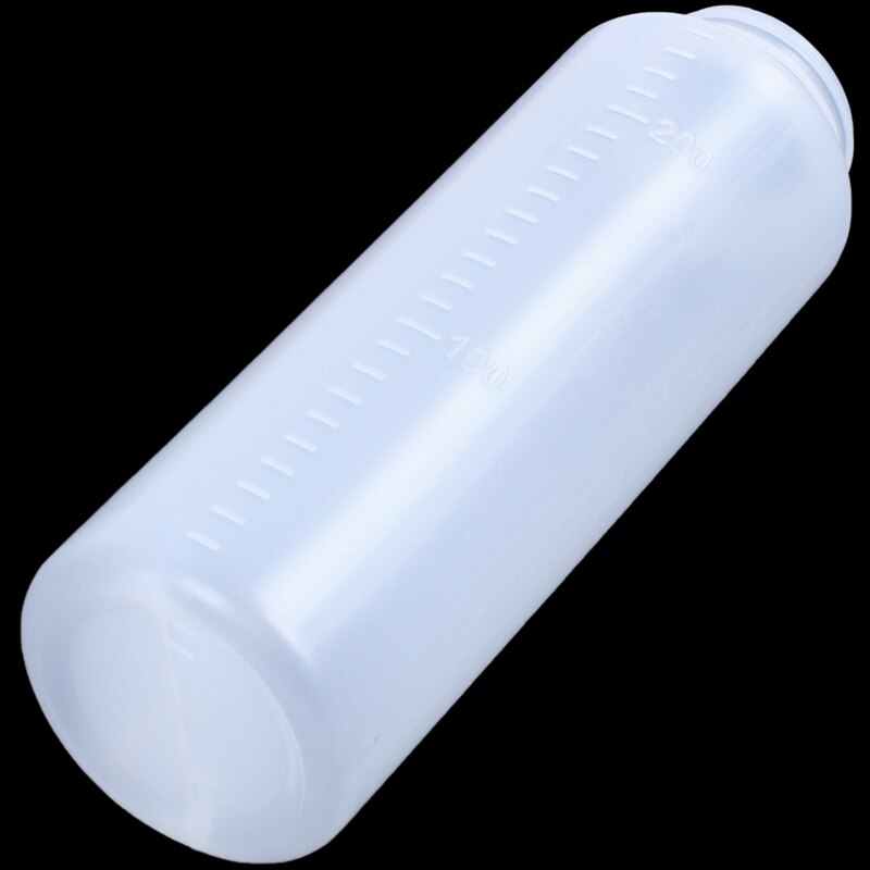 180cc hvite plastpresse flaske oljesaus dispenser dysehette festet