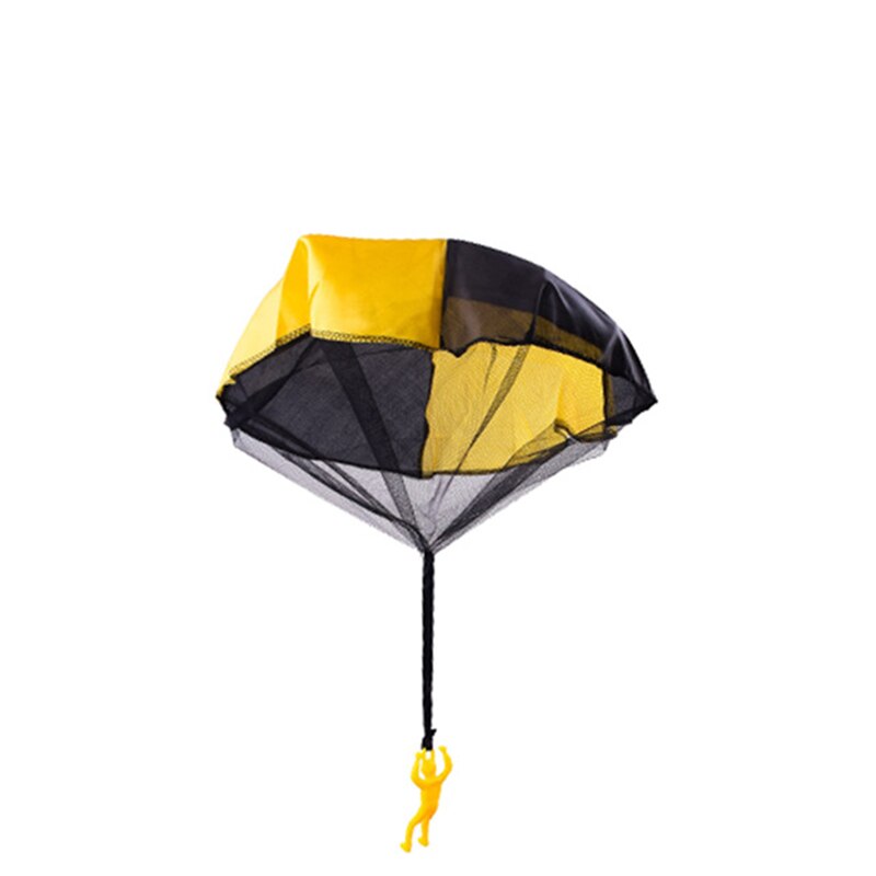 Hand Gooien Mini Parachute Kids Outdoor Games Educatief Speelgoed Parachute Kinderen Sport Speelgoed: YELLOW