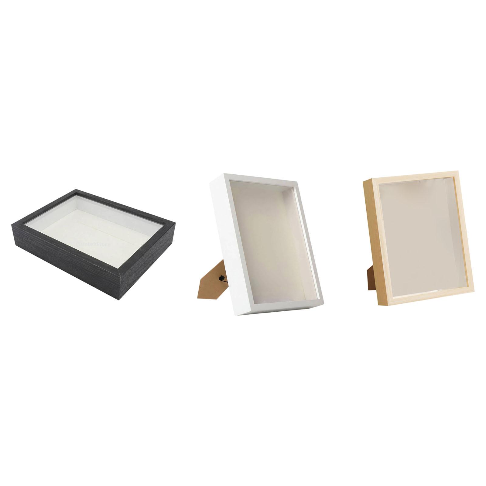 Cadre de boîte d'ombre bricolage, profondeur intérieure de 5cm, mur et brittop, présentoir pour gérer les billets d'œuvres d'art, Keepplex Flower