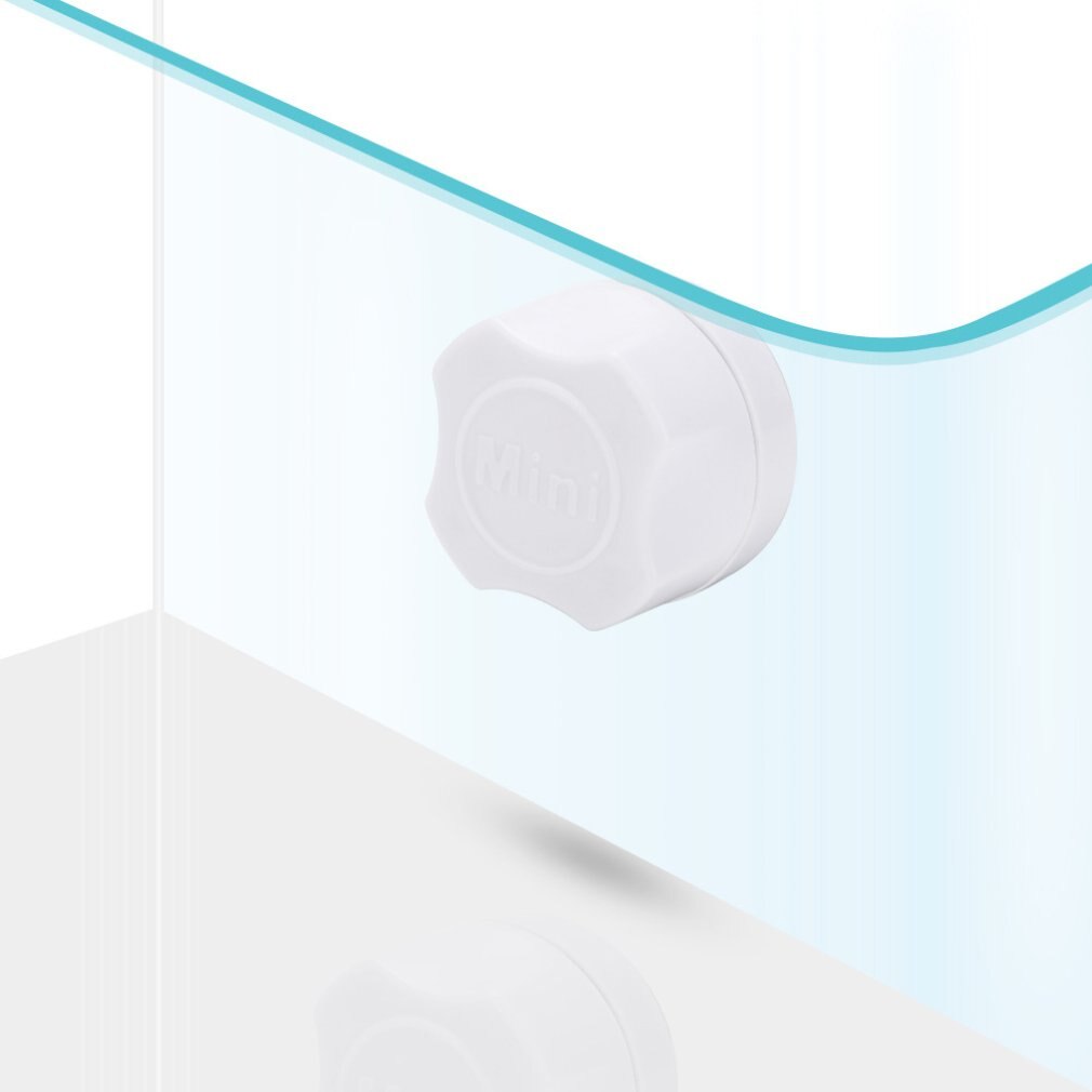 Aquarium Magnet reinigen pinsel glas schwimm algen schaber kurve glas reiniger wäscher werkzeug fenster reinigung Magnet: LILA