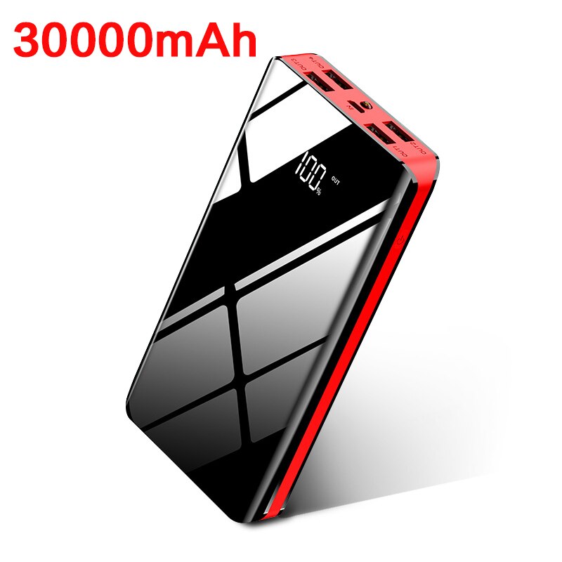 Power Bank 30000 Mah Snel Opladen Powerbank 4 Usb Poverbank Externe Batterij Voor Xiaomi Mi Redmi Iphone Draagbare Oplader