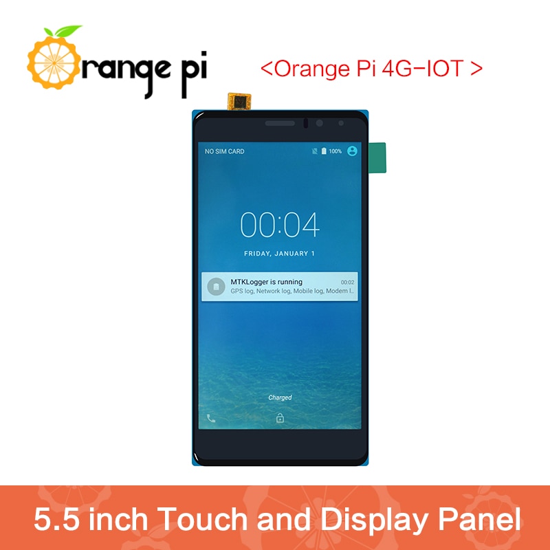 Oranje Pi 4G-IOT 5.5Inch Zwarte Kleur Tft Lcd Touch Screen