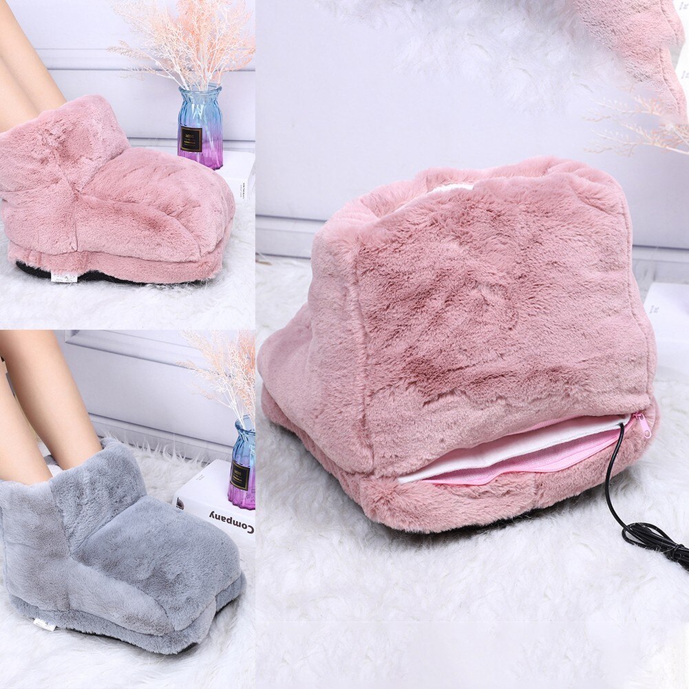 Electric Foot Warmer Heater USB Charging Power Saving Warm Foot Cover Feet Heating Pad For Winter Office Home Bedroom