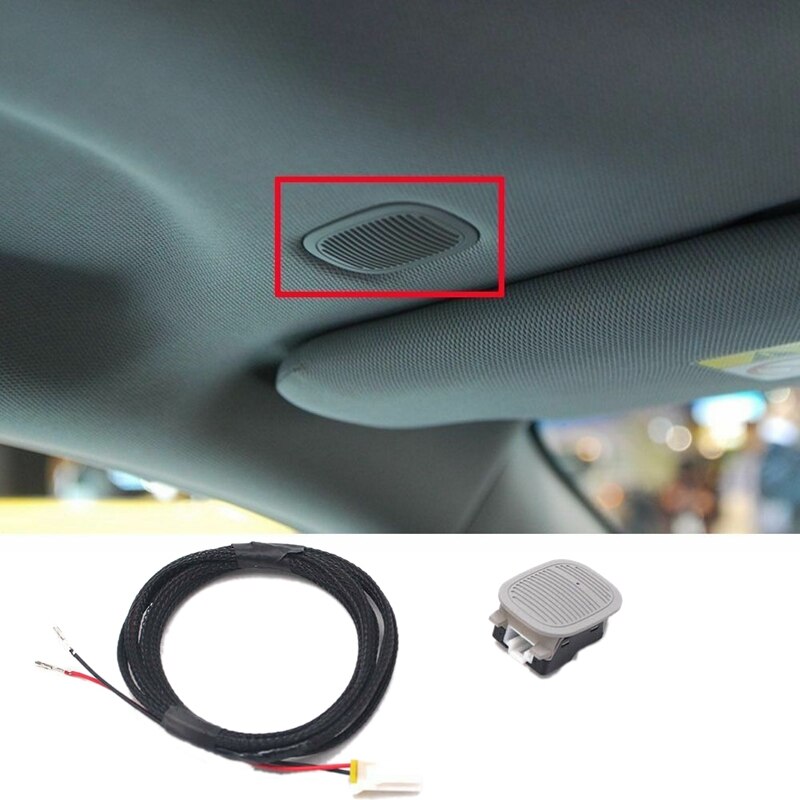 Car HandsFree Microphone Mic Assy with Harness Wire for Hyundai Sonata Kia K3 K5 Rio 96575 1W000HCS