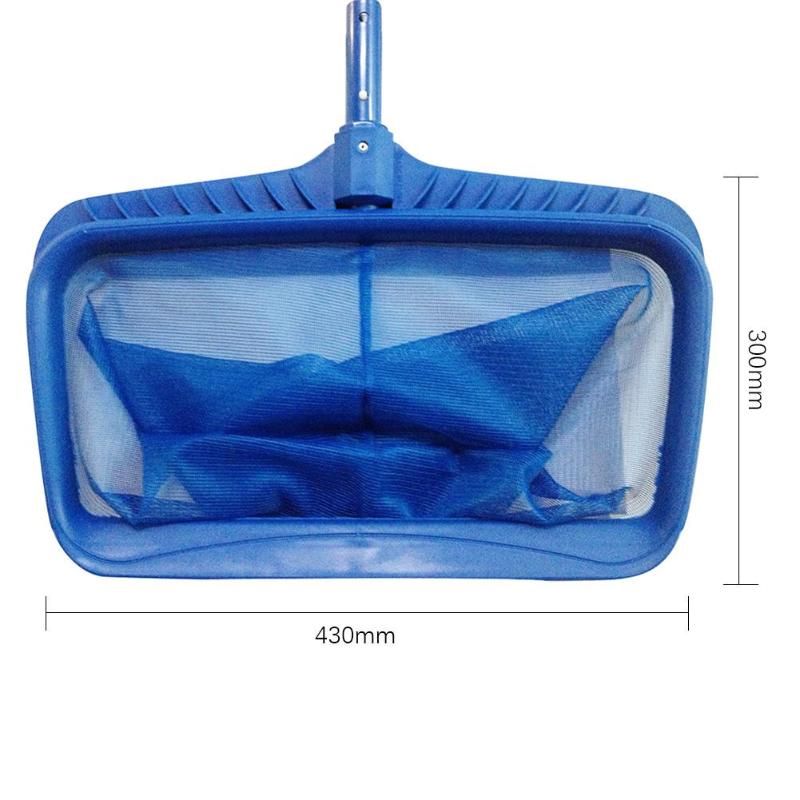 Swimming Pools Skimmer Net Rubbish Cleaning Rake Leaf Mesh Deep Bag Net