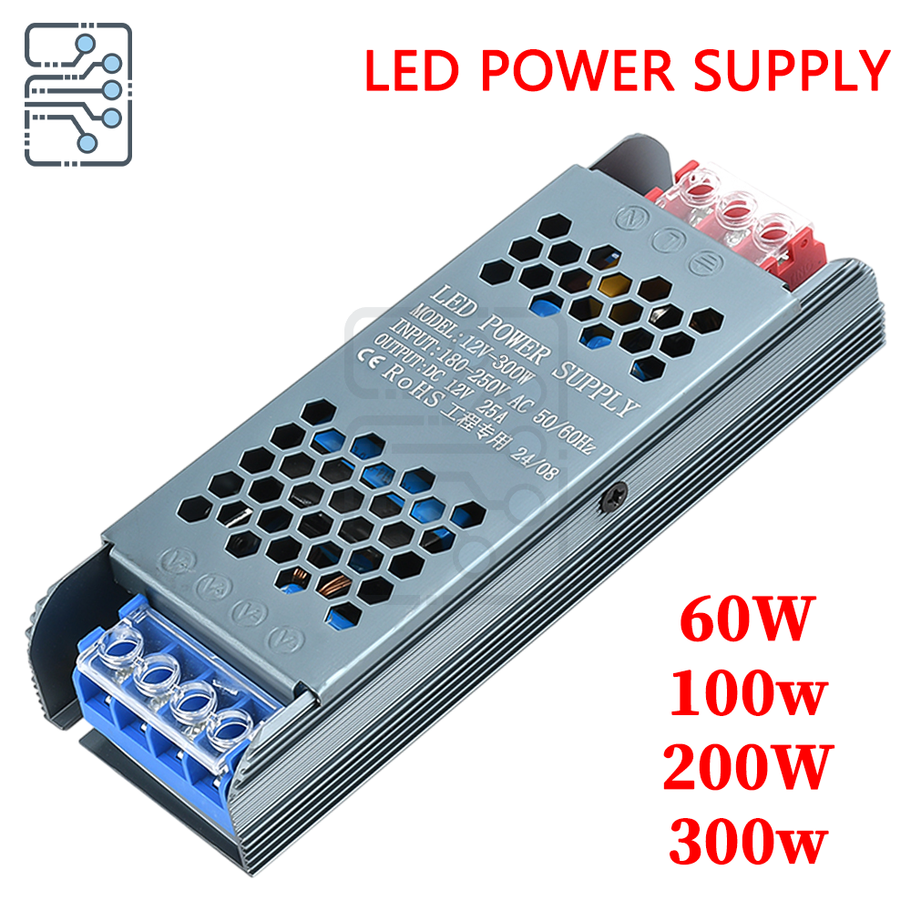 DC12V switching power supply LED driver power supply LED transformer light bar switching transformer converter AC180~250V