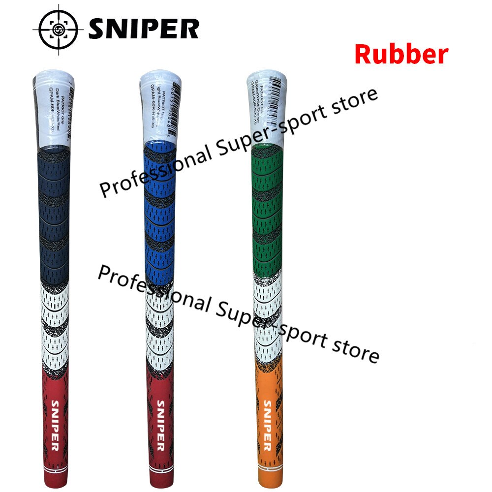 Original Golf Grips Patriot Grips Universal Rubber Golf Clubs Driver Woods Irons Wedges Grips 3 colors 10pcs/lot