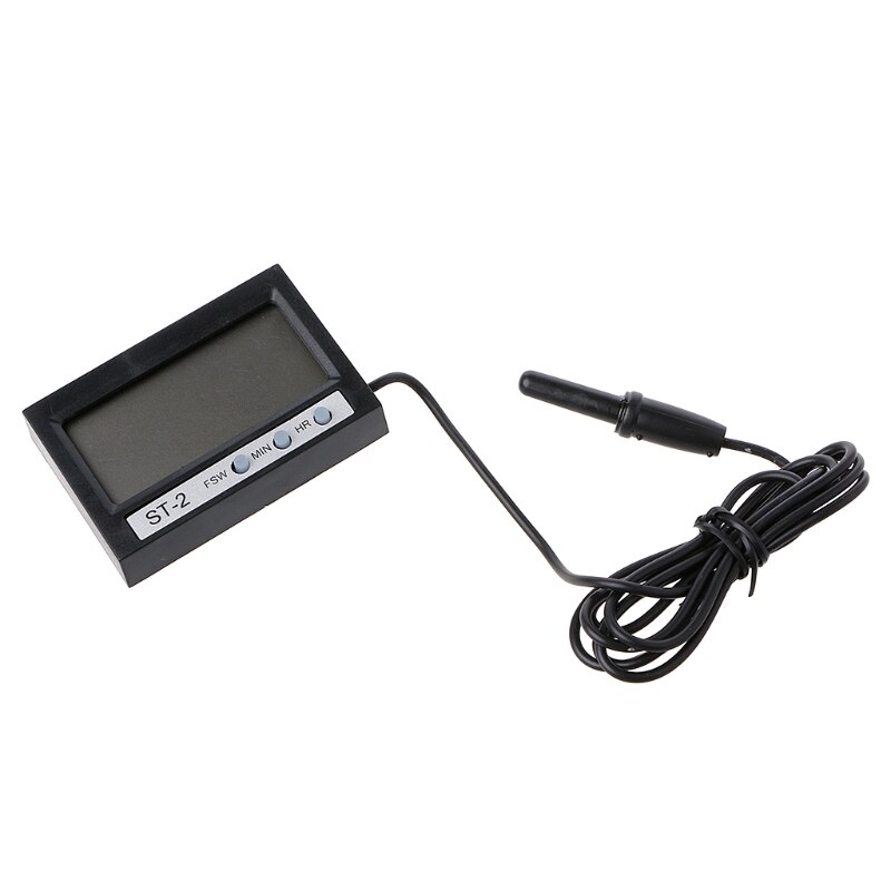 in aus LCD Dual-Weg Digital-Auto-Thermometer &Ampere; Uhr ST2