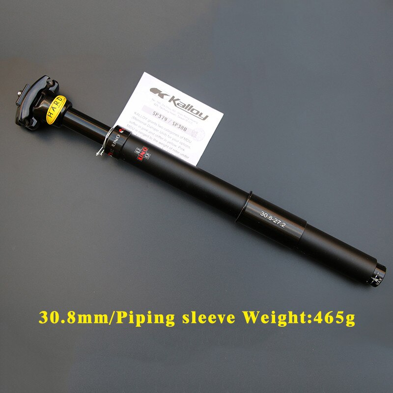 UNO Suspension bicycle seatpost 27.2/ 31.6 X350MM seat post aluminium bike shock absorption Damping seat tube: 30.8mm