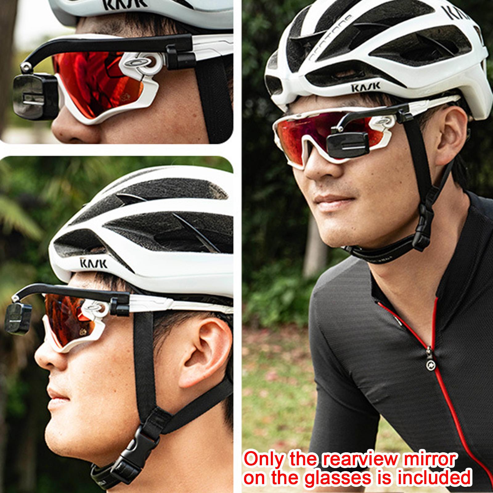 Gafas de ciclismo para bicicleta, espejo retrovisor, casco retrovisor, gafas ajustables, montaje 360 Gogg F8a2