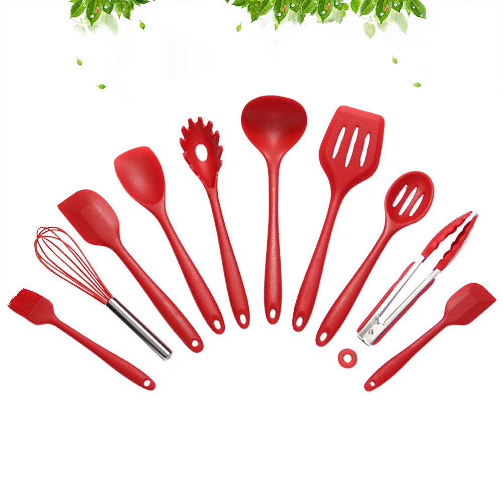 Juego de utensilios de cocina antiadherentes multifunción, 10 Uds., utensilios para Tartas, juego de utensilios de cocina, ropa para cocinar, suministros de cocina