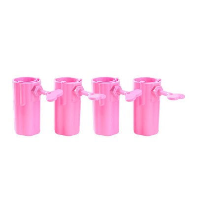 Katze Einstellbar Schuhe Pfote Schutz Kätzchen Anti-kratzen Stiefel Für Schlecht Dusche Waschen Pflege Handschuh Schneiden NäGel Schneiden NäGel abdeckung: Rosa