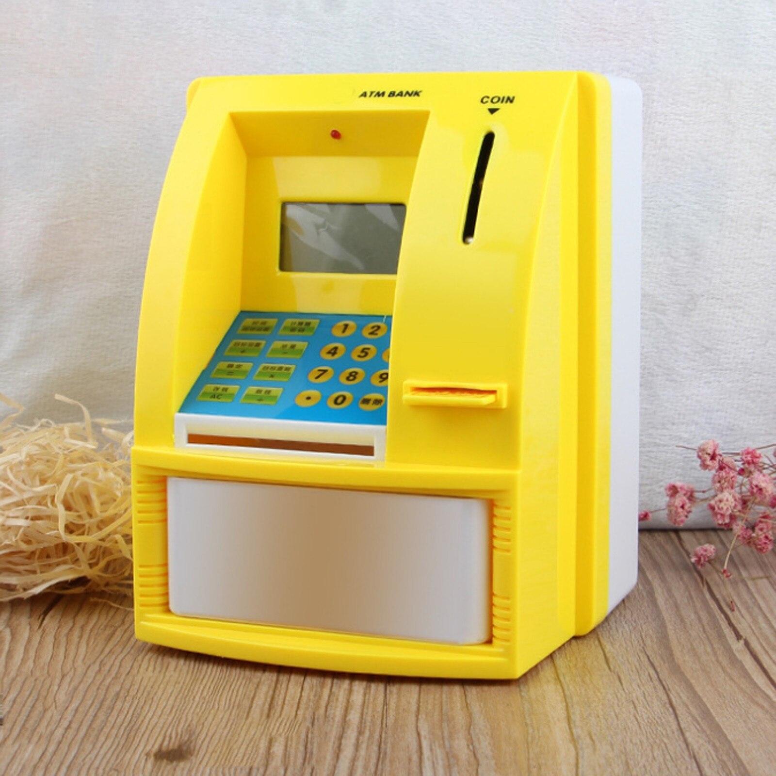 -selling Cartoon Automatic Deposit And Withdrawal Machine Children's Simulation Smart Password Bank Children's Toys