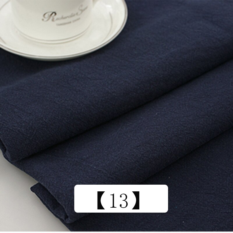 50cm*140cm yksiväristä pellavakangasta, tiheää laskostettua hankausta kestävää pellavaa, vaatteisiin, koristeluun, käsitöiden tekemiseen: 6