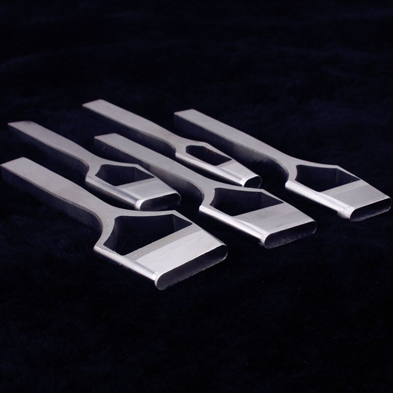 Leather Craft Belt Band Oval Hole Punch Tools Stitching diy strap oblate Cutter chisel Tools/set