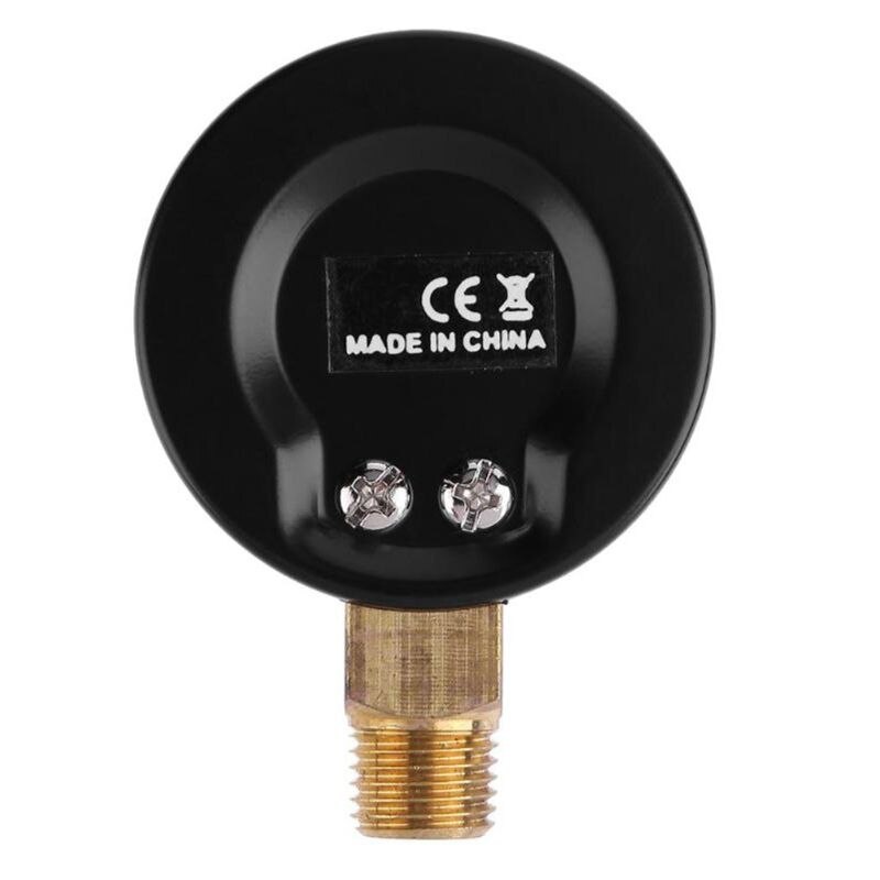 Well Pump Pressure Gauge 1/4'' NPT Thread 0-100 PSI 0-7 Bar Water Air Gas Pressure Monitor