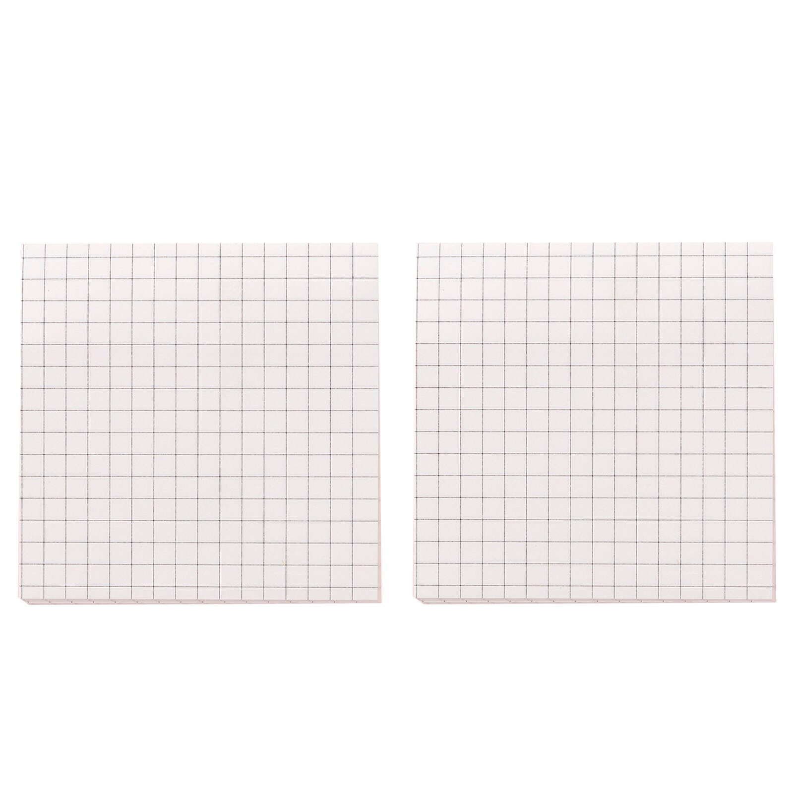 2pcs Office Bookmark Daily Notepad Efficiency Manual Memo Pad Blank Pages Sticky Stationery School Supplies Simple: White 2
