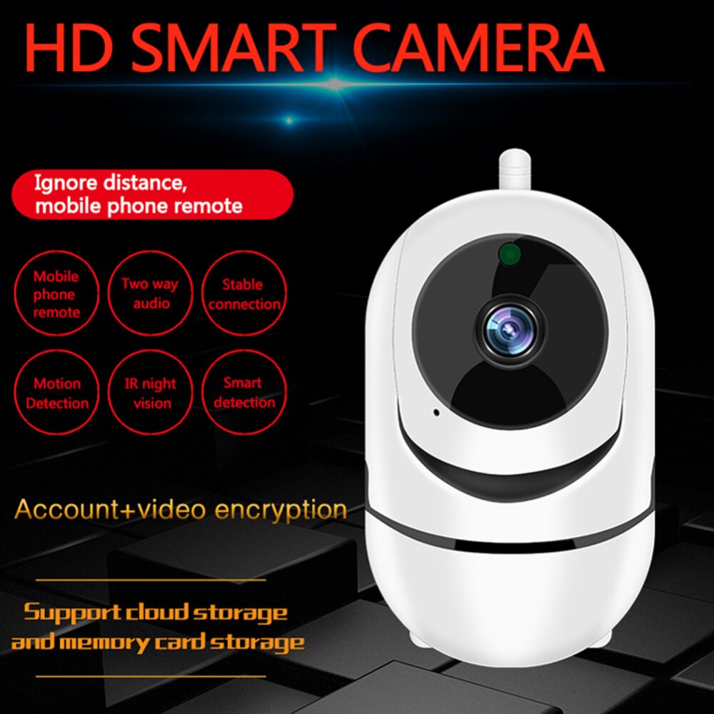 1280*720 P HD Smart Home Draadloze Beveiliging IP Camera Wifi IR Night Baby 360 ° Security Monitor baby sitter sleep monitor