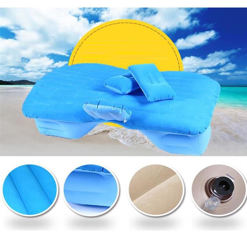 Auto Luchtbed Auto Shock Matras Auto Massaal Luchtbed Outdoor Reizen Air slaapbank bed Auto opblaasbare reizen bed