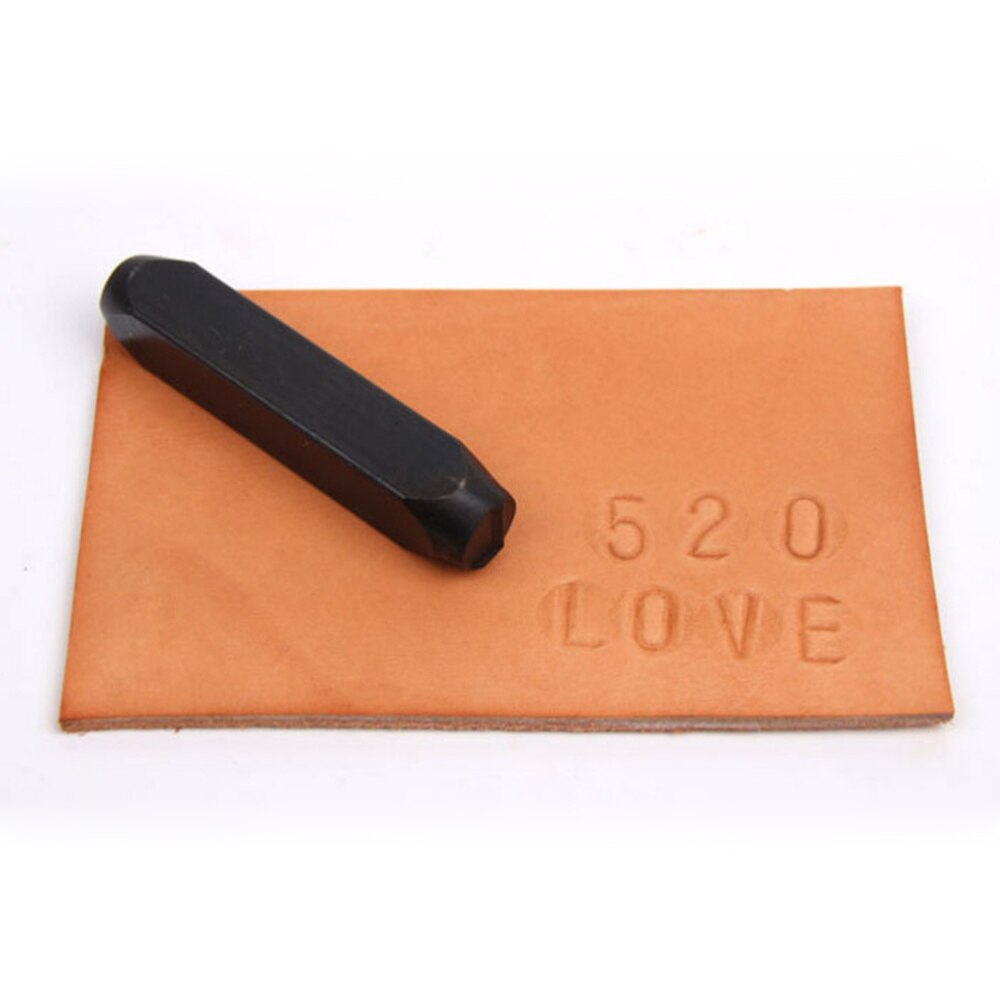 36 Uds 2mm letras número acero sello alfanumérico número cuero estampadora letra número punzón cuero tallado punzón de letra carbono
