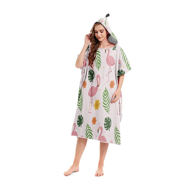 Zomer Strand Poncho Hooded Badhanddoek Microfiber Wetsuit Veranderende Gewaad Surf Handdoek Voor Zwemmen Strand Outdoor Badjas: 08B
