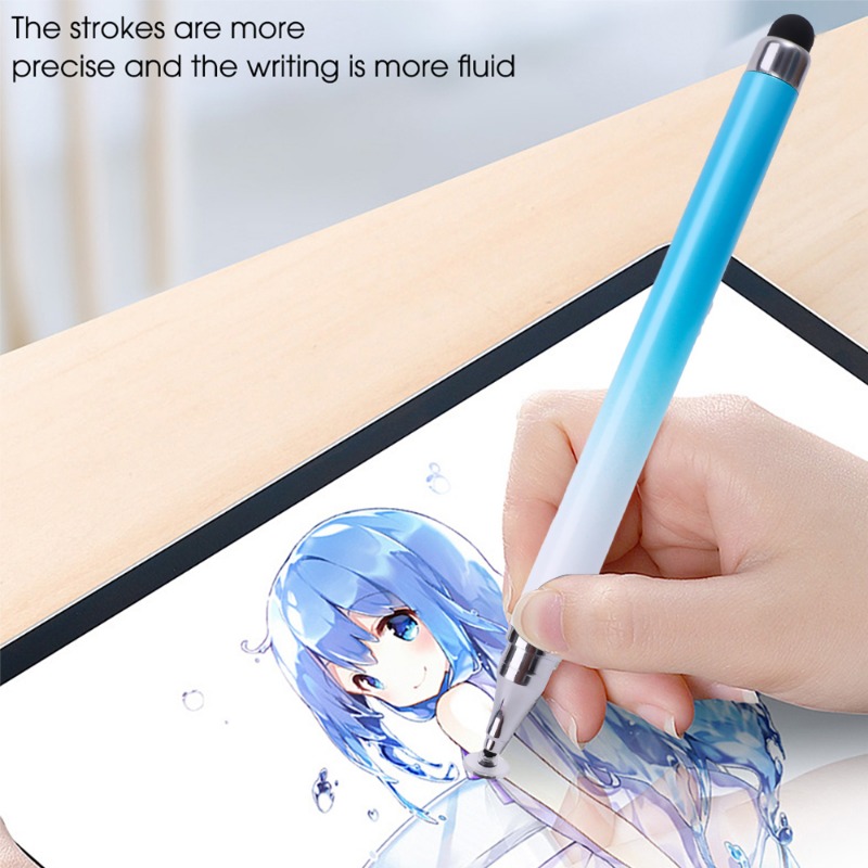 Lápiz óptico Universal 2 en 1 para tableta, lápiz capacitivo de dibujo para teléfono móvil, IPad, teléfono móvil, tableta, lápiz táctil capacitivo