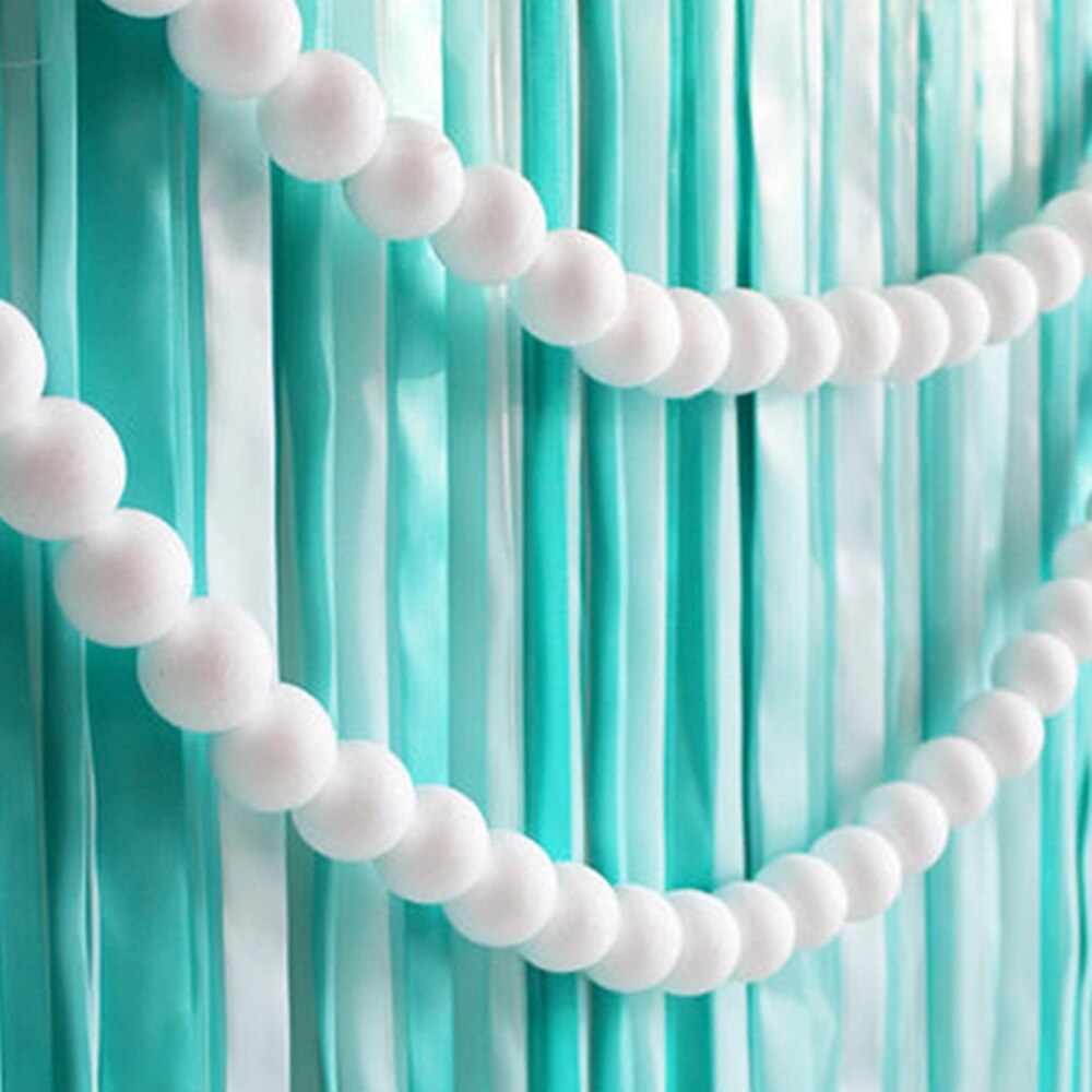 10Pcs DIY Modelling Polystyrene Styrofoam Foam Ball Natal Party Wedding Ball Decor Supplies SDIY Beads Toys 8CM