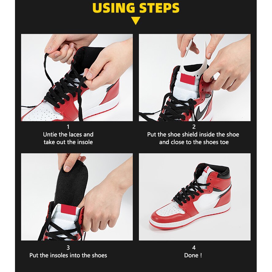 Protection contre les plis, protection contre les plis, pour chaussures de sport, protection contre les plis, 1/2/3 paires