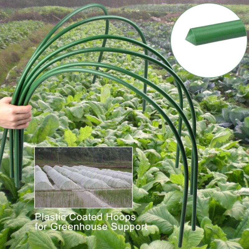 6 stk drivhusbøjler plantebøjle vokse haven tunnelbøjlebøjlebøjler planteholderværktøjer til havepæle gård landbrug
