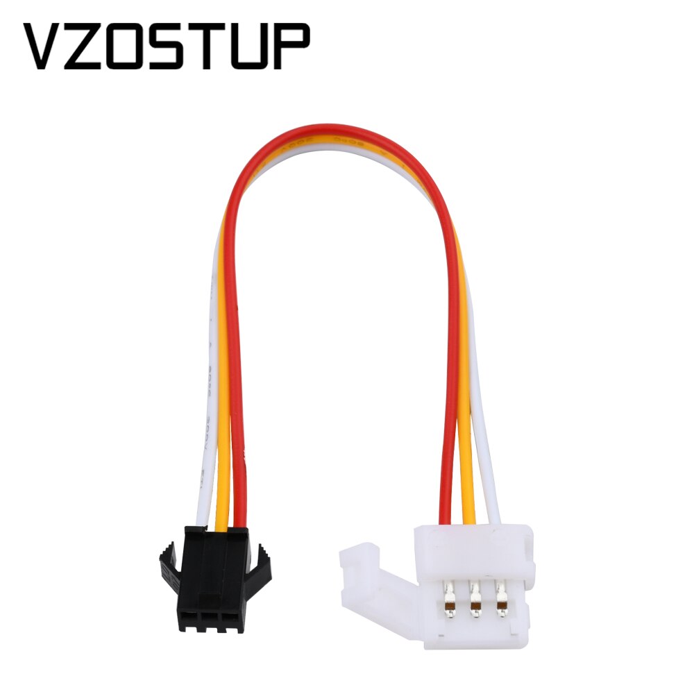 5 uds 3pin SM JST Cable conector para tira de LED para 10mm WS2811 WS2812B luces de cinta de Color de ensueño para controlador soldadura libre