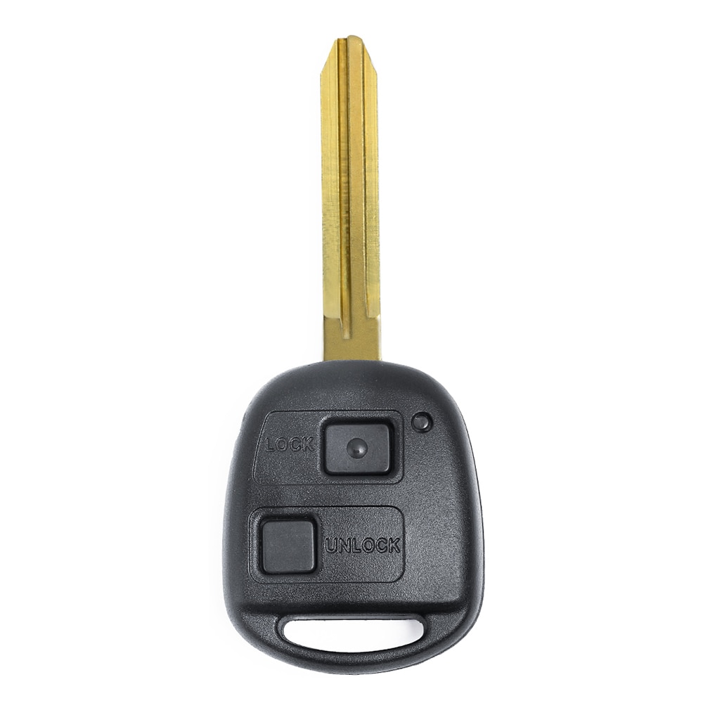 Keyecu Remote Key FOB 2 Button 433MHz 4D67 Chip For Toyota Prado Avensis Tarago 120 RAV4 Kluger 2003 Uncut Blade TOY43