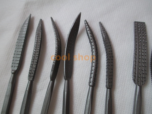8 PC bois râpe Riffler fichier râpe outil Rifler ensemble pour menuisier