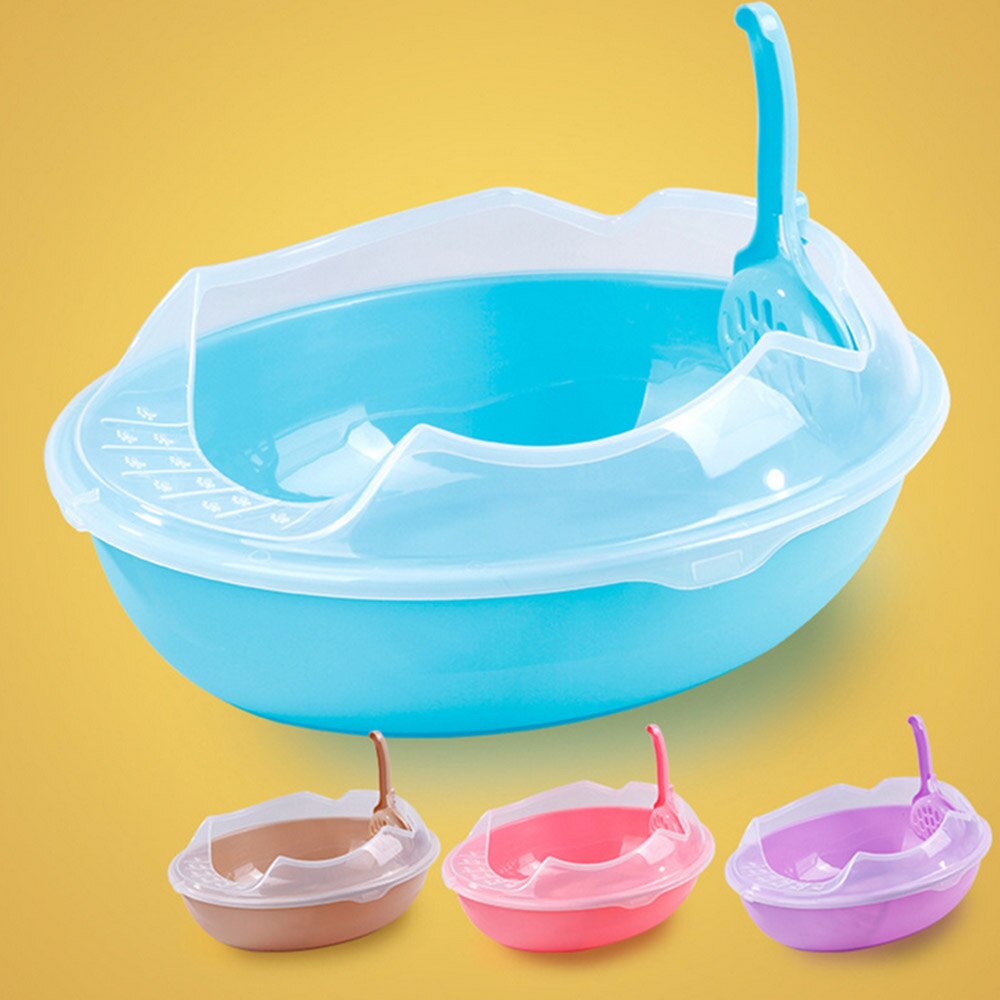 Hond Wc Kattenbak Semi-gesloten Katten Duurzaam Toilet Zandbak Kat Anti-splash Toilet Training Katten handig Lade