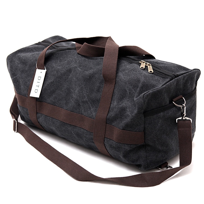 Wearproof lona masculina bolsa de viagem grande capacidade feminina mão bagagem viagem duffle saco fim de semana sacos reistas ombro crossbody saco