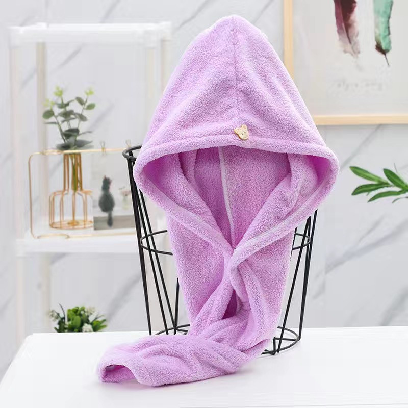 Toallas de microfibra de secado rápido para el cabello, accesorios de baño, gorro de lactancia con hebilla, toalla de Spa para Sauna, 10 piezas: 23 # / 10 ud