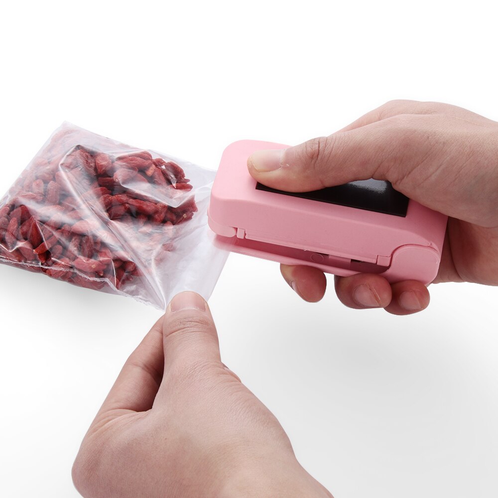 1pc Household Heat Sealing Impulse Sealer Portable Machine Bag Clip Mini Packing Plastic Package Sealer Mini Packing Sealer
