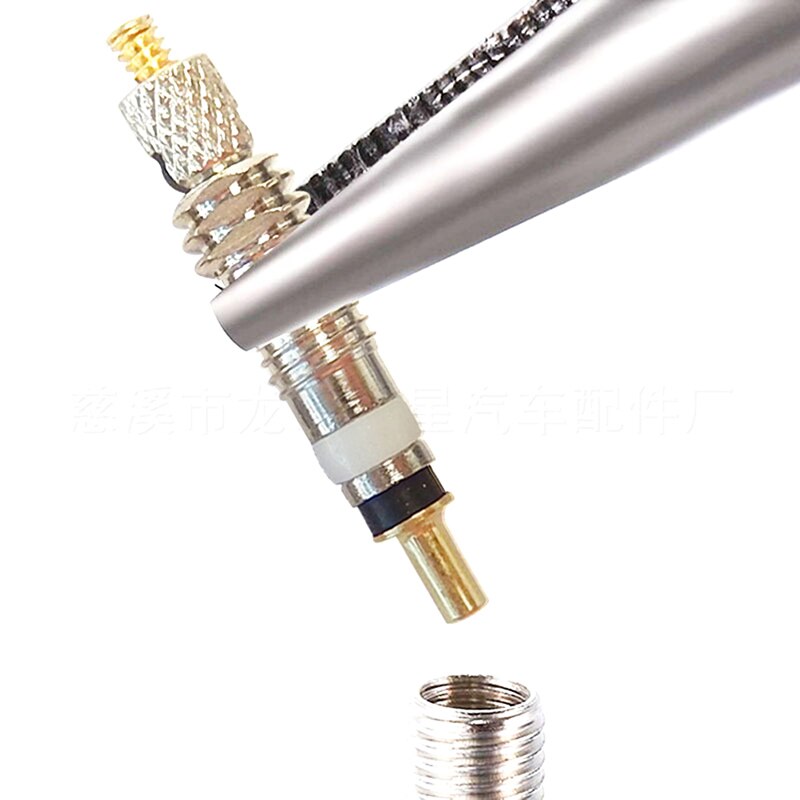 2 Stuks Zilver Fiets Ventiel Stem Presta Stijl Ventiel Kern Voor Tubeless Racefiets Mtb Bike Fren Voor fiets Mtb/Racefiets