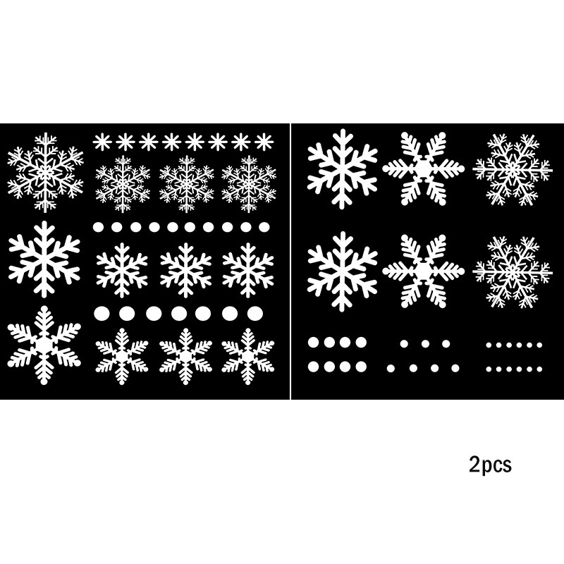 50PCS 3D Luminous Fluorescent Colorful Snowflake Wall Stickers Wall