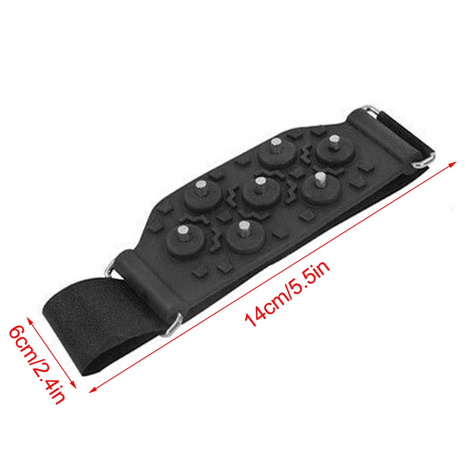 1 Pair Ice Snow Gripper Antiskid Non-slip Elastic Shoes Boots Spikes Grips, Shoe Covers Crampons For Outdoor #30