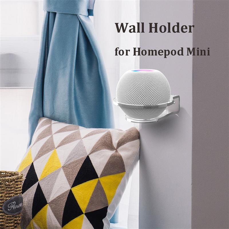 Wall Mount Stand Voor Apple Home Pod Mini Houder Ruimtebesparend Acryl Bluetooth Speaker Outlet Manager Voor Homepod Mini Beugel