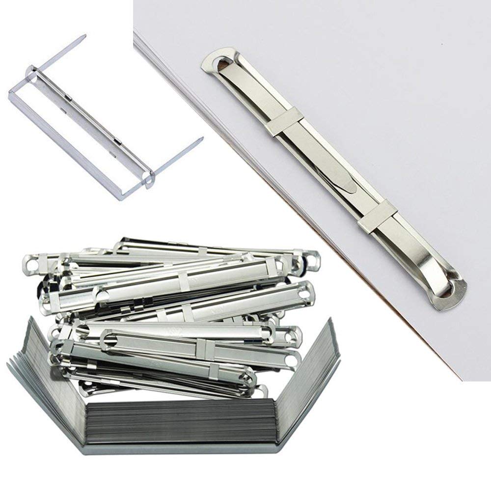 Metallorganisatör pärm dokument fästa papper fil fäste filer clips mappar  ,50 set