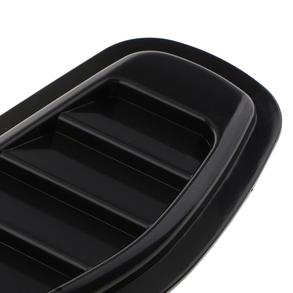Auto Air Flow Intake Scoop Bonnet Vent Cover Modify Hood Decor Bla