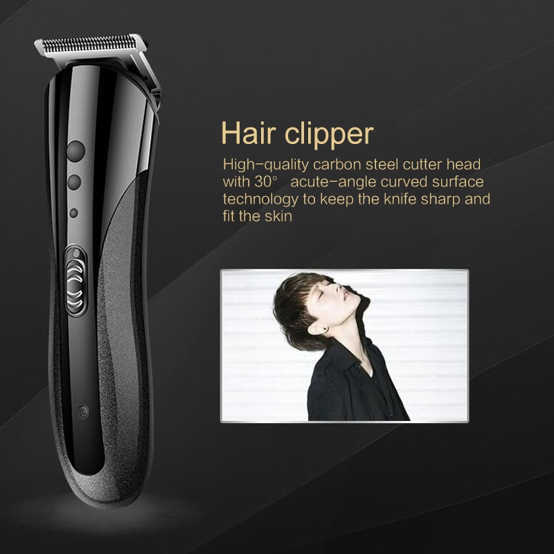 Profession Rechargeable Hair Clipper For Men Waterproof Wireless Low Noise Electric Shaver Beard Nose Ear Shaver Hair Trimmers