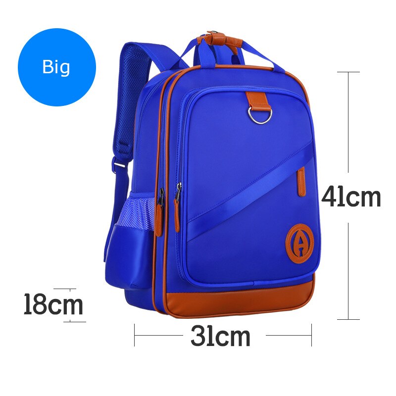 Orthopedische Rugzak Kinderen Schooltassen School Rugzakken Jongens Meisjes Kinderen Schooltas Rugzak Bookbagsac Enfant Mochila Escolar: large SYK blue