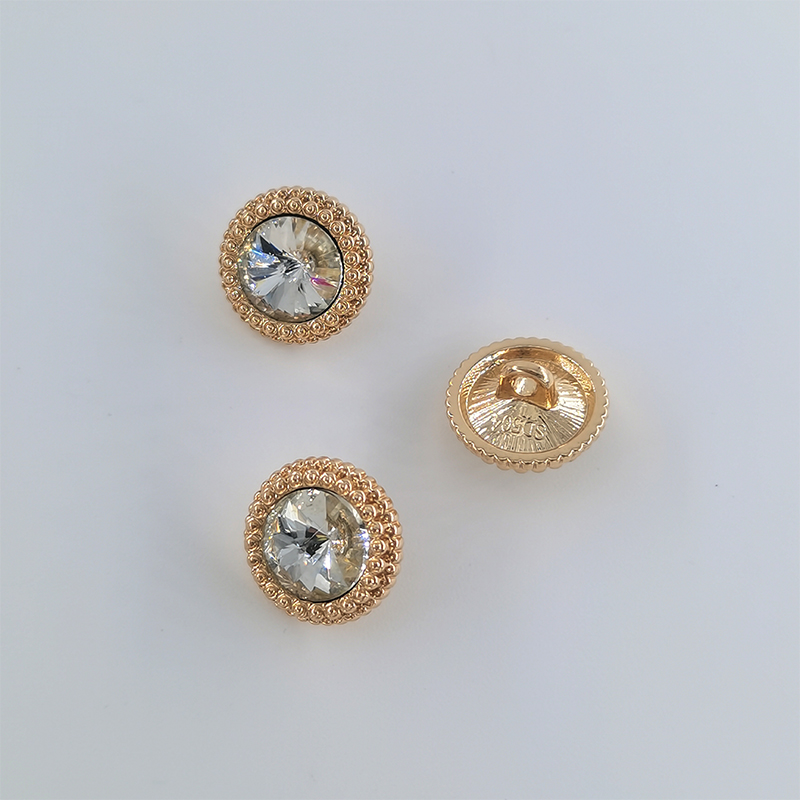 boutons à coudre couture materiel accessoires couture bouton bouton couture Boutons ronds en strass de , 12.5/15/18/21MM, boutons de en métal doré pour vêtements, accessoires de couture, bricolage: 6 # / Zinc antique