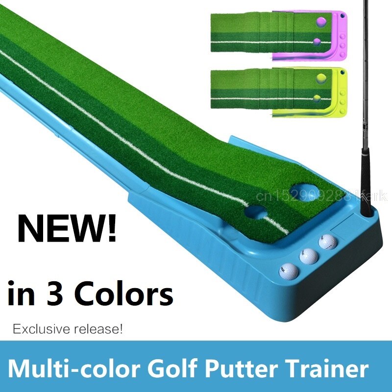 Pgm Mini Golf Clubs Putter balle retour 2.5M/3M intérieur Golf mettre vert formateur Portable Golf pratique mettre tapis