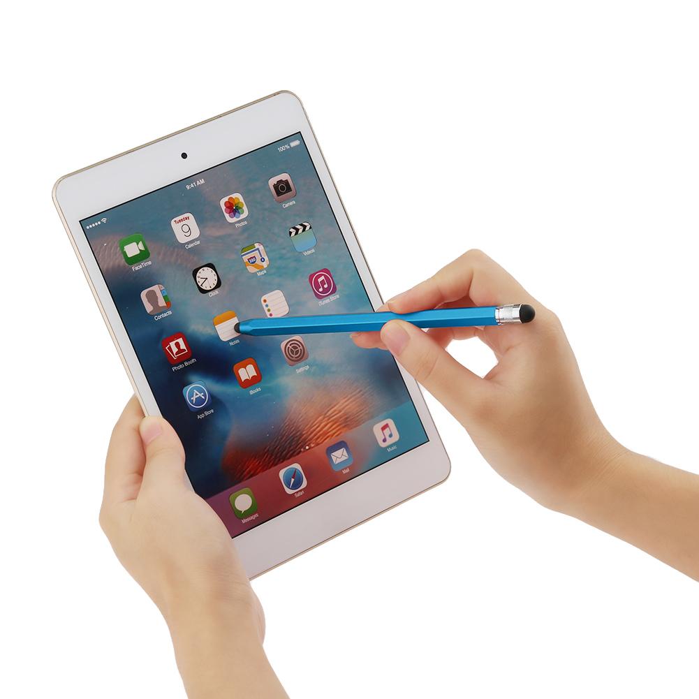 WK129 Silikon Dual Tipps Kapazitive Stift Stift berühren Bildschirm Zeichnung Stift für Smartphone Tablette PC Computer Bunte Tablette Kuli