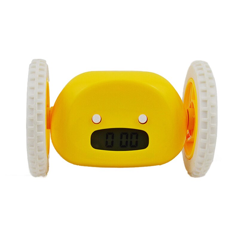 Reloj despertador de ruedas con retroiluminación Extra fuerte para adulto o chico, divertido, Rodante, salir a correr, para saltar: YL